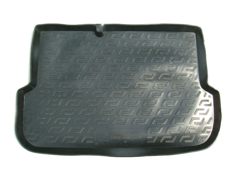 Коврик в багажник Chery QQ6 (Jaggi) '2006-> (седан) L.Locker (черный, пластиковый)