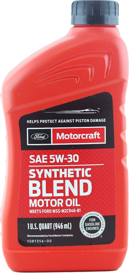 Масло моторное Ford Motorcraft Synthetic Blend Motor Oil 5W-30 0.946 л (XO5W-30Q1SP)