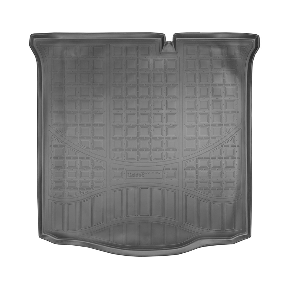 Коврик в багажник Citroen C-Elysee '2012-> (седан) Norplast (черный, пластиковый)