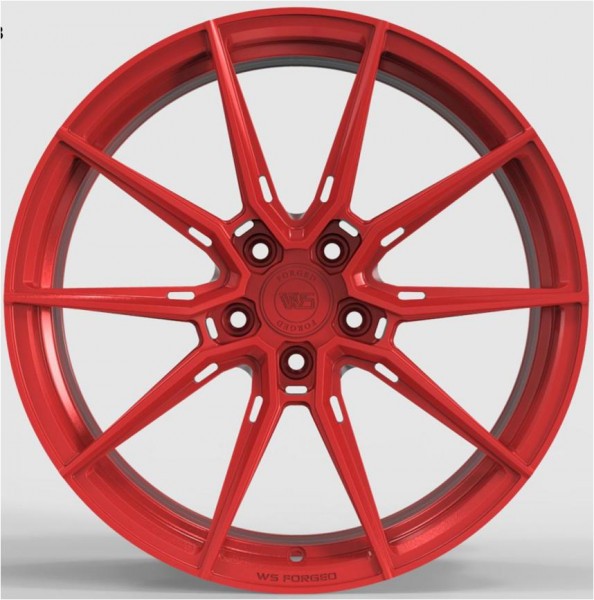 Диски R19 5x114.3 35 9.5J h 70.5 WS2105 MATTE RED FORGED