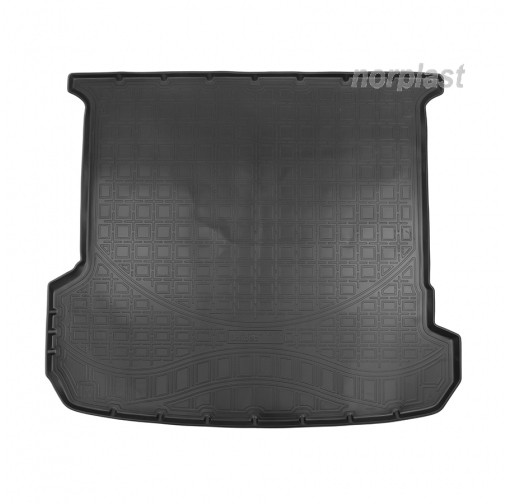 Коврик в багажник Audi Q7 '2015-> (5-ти местный) Norplast (черный, пластиковый)