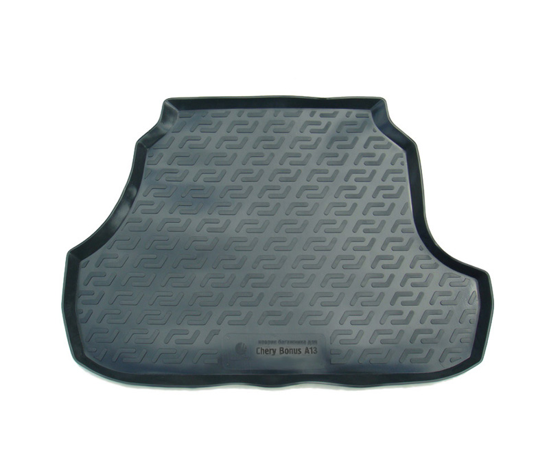 Коврик в багажник Chery A13 (Bonus) '2008-> (седан) L.Locker (черный, резиновый)