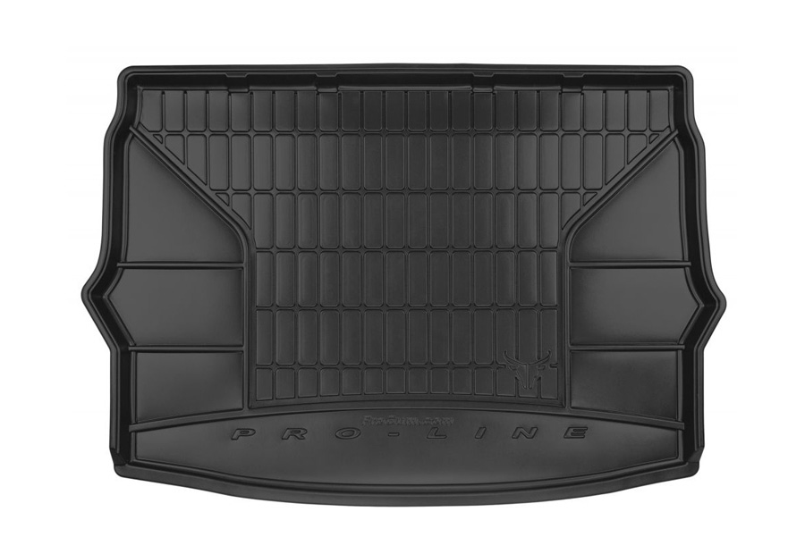 Коврик в багажник Nissan Qashqai '2014-2021 (верхняя полка) Frogum (черный, резиновый)