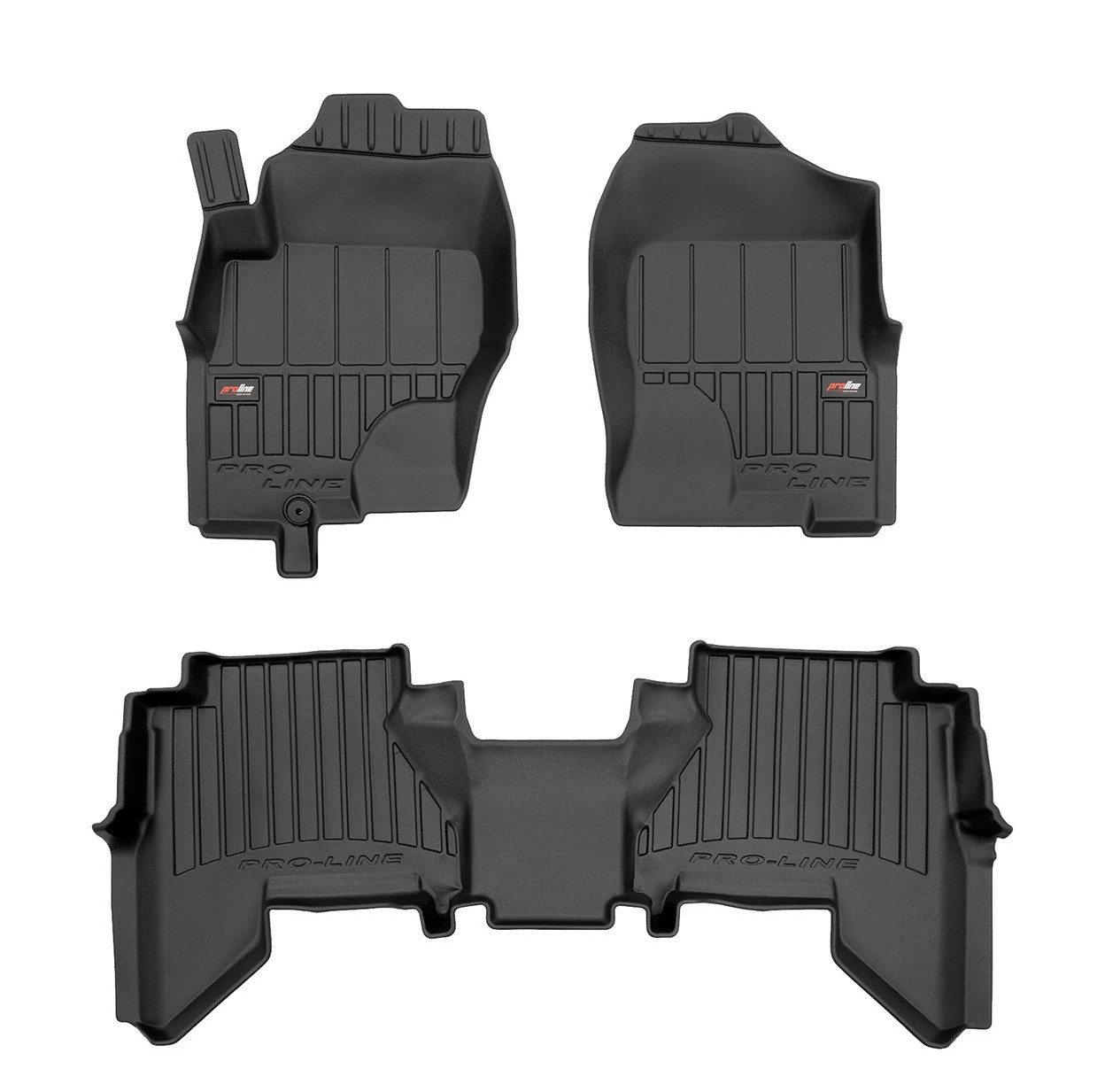 Коврики в салон Nissan Pathfinder '2005-2014 (3D) Frogum (черные)