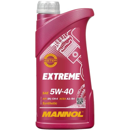 Масло моторное Mannol Extreme 5W-40 SN/CH-4 1 л (MN7915-1)