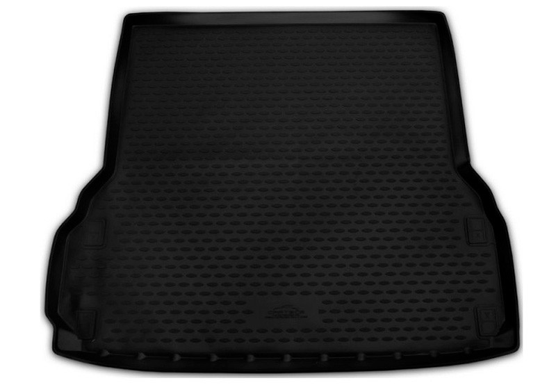 Коврик в багажник Nissan Pathfinder '2013-> (длинный) Novline-Autofamily (черный, полиуретановый)