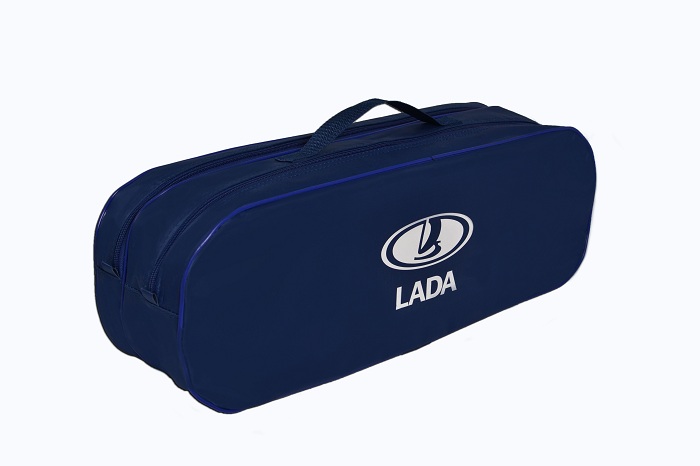 Сумка-органайзер в багажник Lada синяя (03-013-2Д) Poputchik