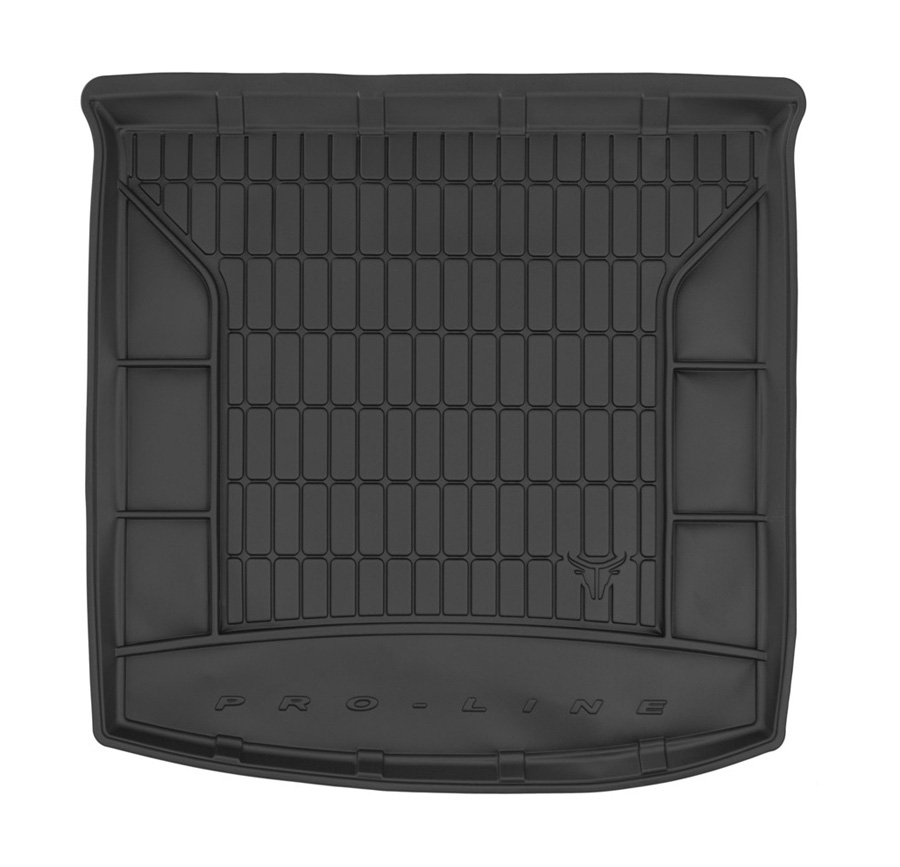 Коврик в багажник Skoda Kodiaq '2016-> (5 местный) Frogum (черный, резиновый)