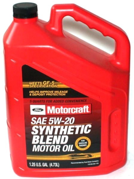 Масло моторное Ford Motorcraft Premium Synthetic Blend Motor Oi 5W-20 4.73л (XO5W-205Q3SP)