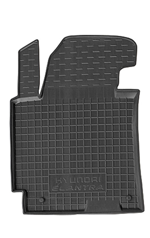 Коврик в салон Hyundai Elantra '2010-2014 (водительский) Avto-Gumm (черные)