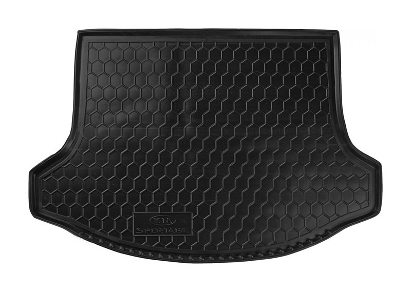 Коврик в багажник KIA Sportage '2010-2016 Avto-Gumm (черный, пластиковый)