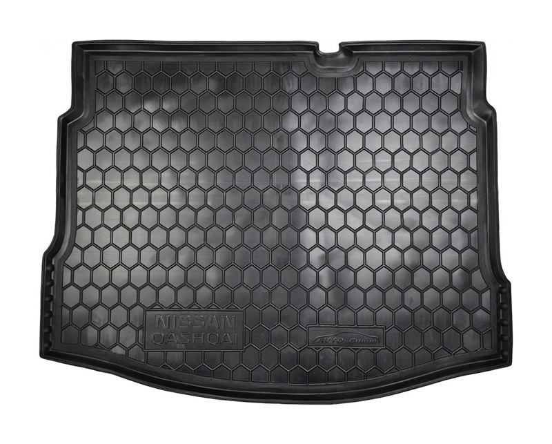 Коврик в багажник Nissan Qashqai '2009-2014 Avto-Gumm (черный, пластиковый)