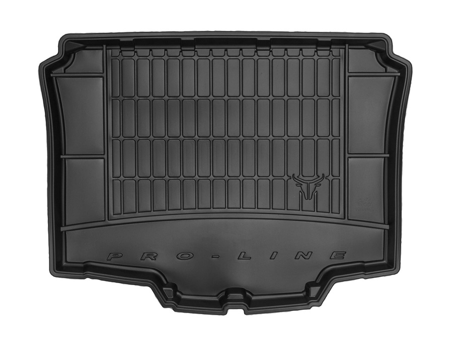 Коврик в багажник Seat Ibiza '2008-2017 (хетчбек, 3 или 5 дверей) Frogum (черный, резиновый)