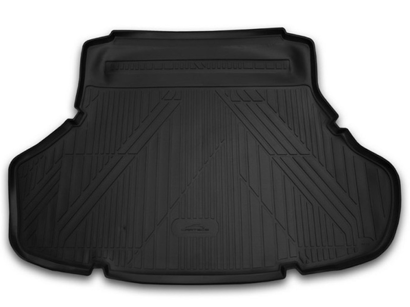 Коврик в багажник Lexus ES '2015-2018 Cartecs (черный, полиуретановый)