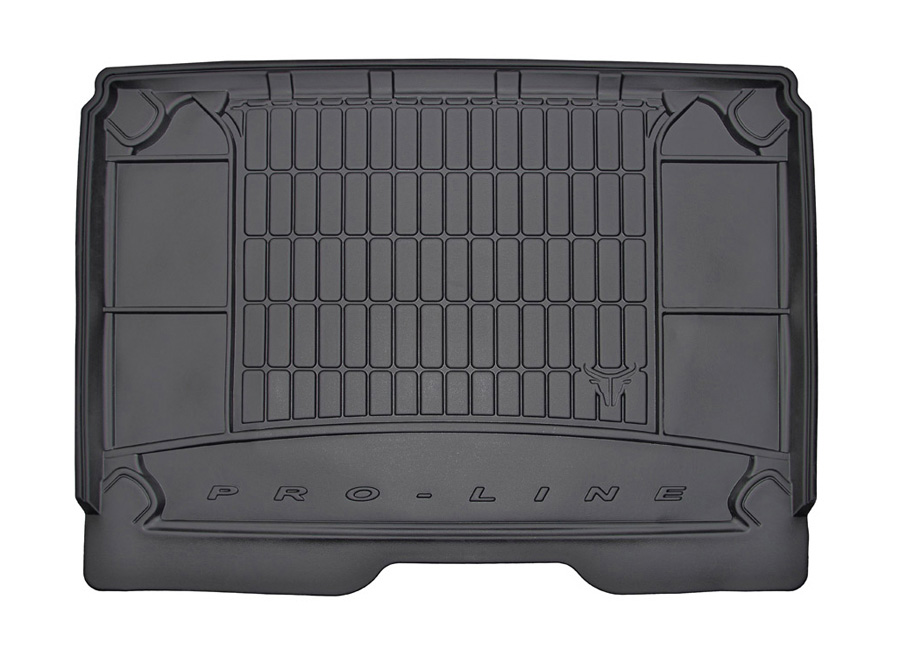 Коврик в багажник Citroen Berlingo '2008-2018 (пассажирский, Multipack) Frogum (черный, резиновый)