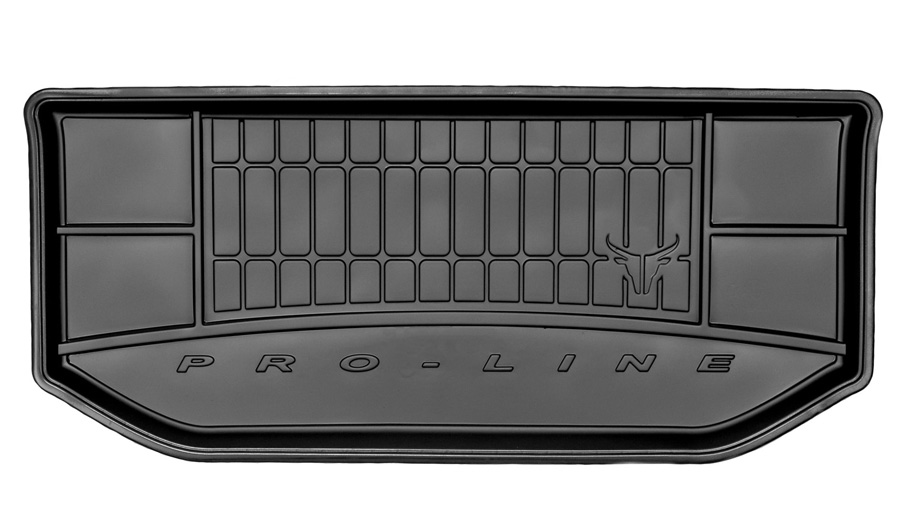 Коврик в багажник Seat Mii '2011-> (верхний) Frogum (черный, резиновый)