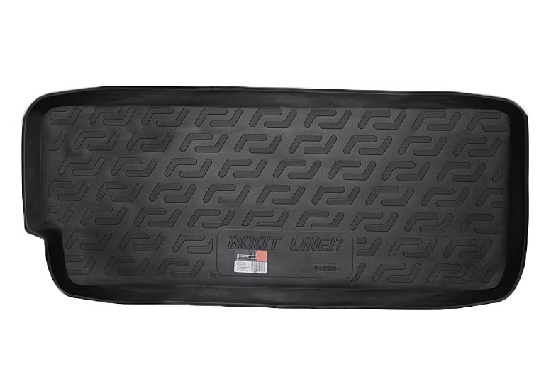 Коврик в багажник Tesla Model X '2015-> (задний, 6-7 местный, короткий) L.Locker (черный, резиновый)
