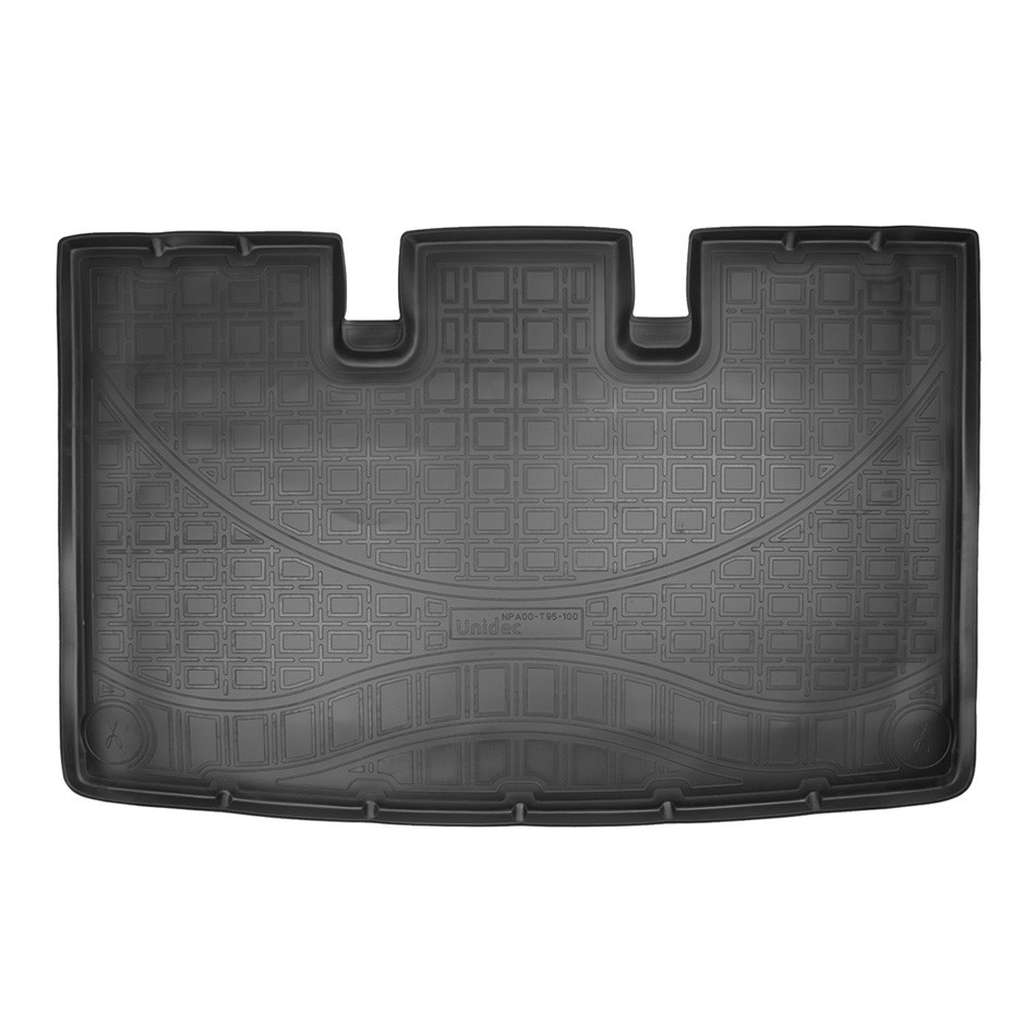 Коврик в багажник Volkswagen T6 '2015-> (Caravelle) Norplast (черный, полиуретановый)
