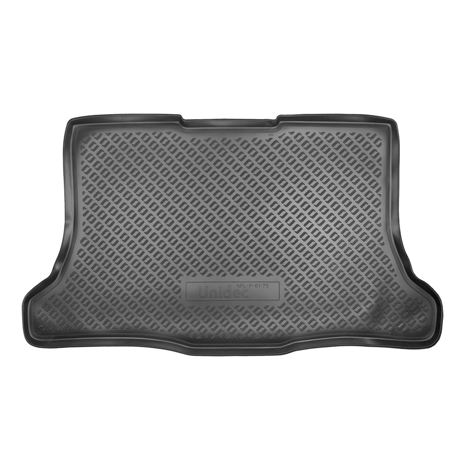 Коврик в багажник Nissan Tiida '2007-> (хетчбек) Norplast (черный, полиуретановый)