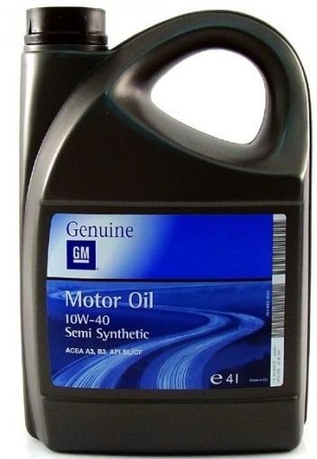 Масло моторное GM Semi Synthetic 10W-40, 4 л, ориг.№ 1942045