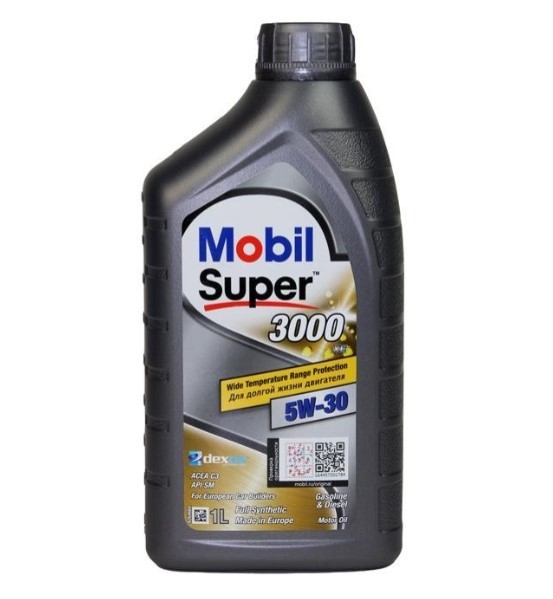 Масло моторное MOBIL SUPER 3000 XE 5W-30, 1 л, (150943) MOBIL