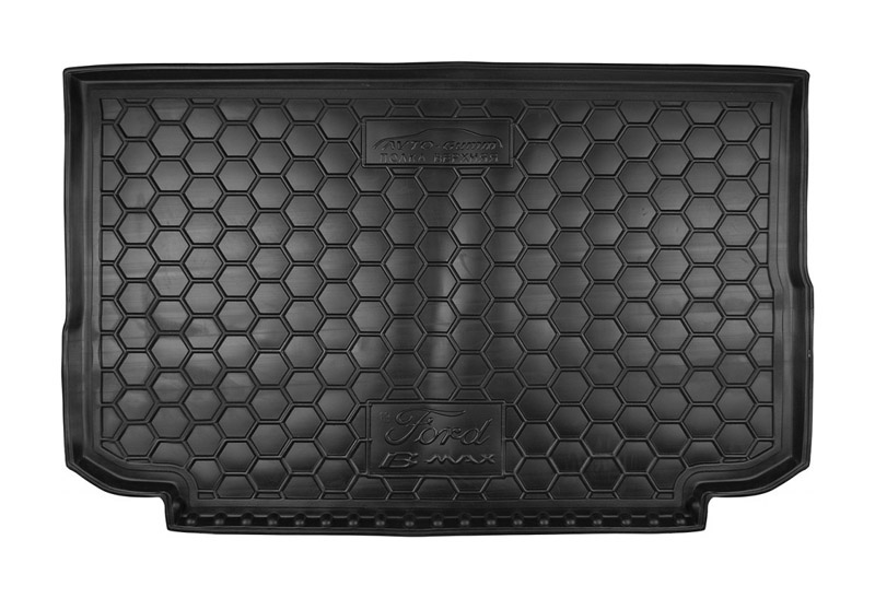 Коврик в багажник Ford B-Max '2012-> (верхний) Avto-Gumm (черный, пластиковый)