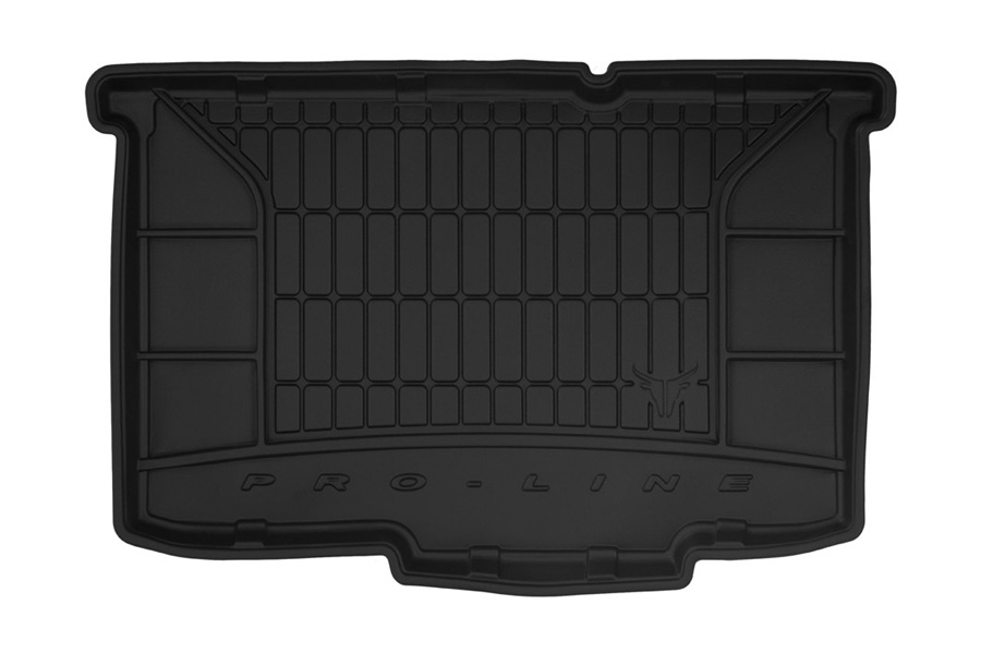 Коврик в багажник Opel Corsa (D) '2006-2014 (хетчбек) Frogum (черный, резиновый)