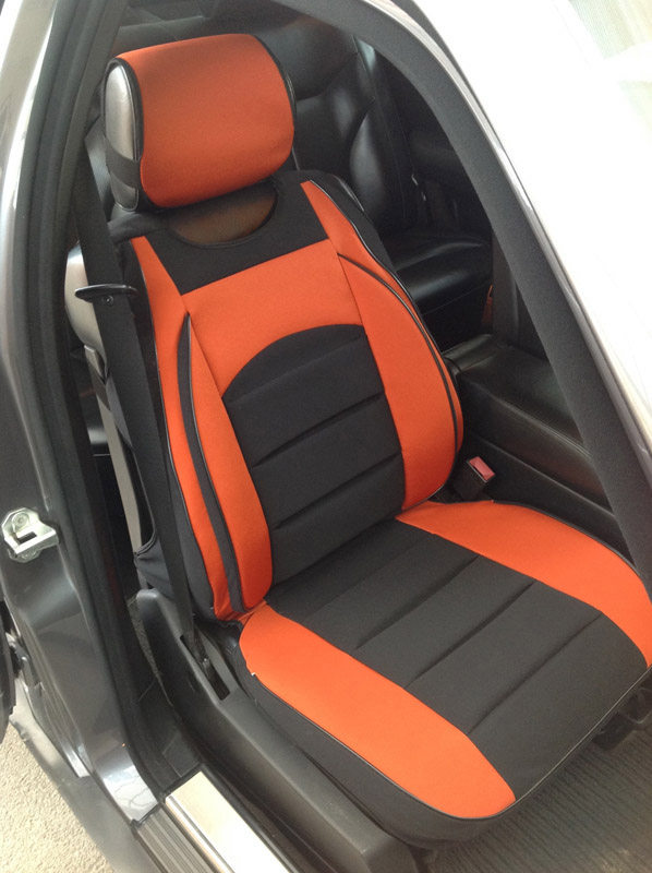 Накидки на сиденья универсальные (передние сиденья) Automir (оранжевые)