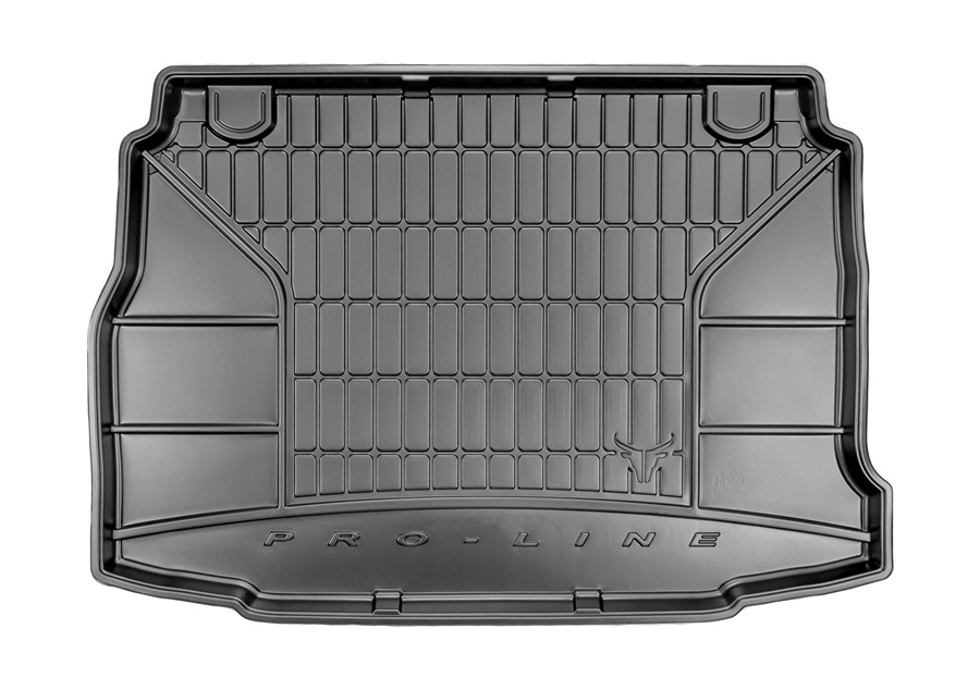 Коврик в багажник Peugeot 308 '2013-2021 (хетчбек) Frogum (черный, резиновый)