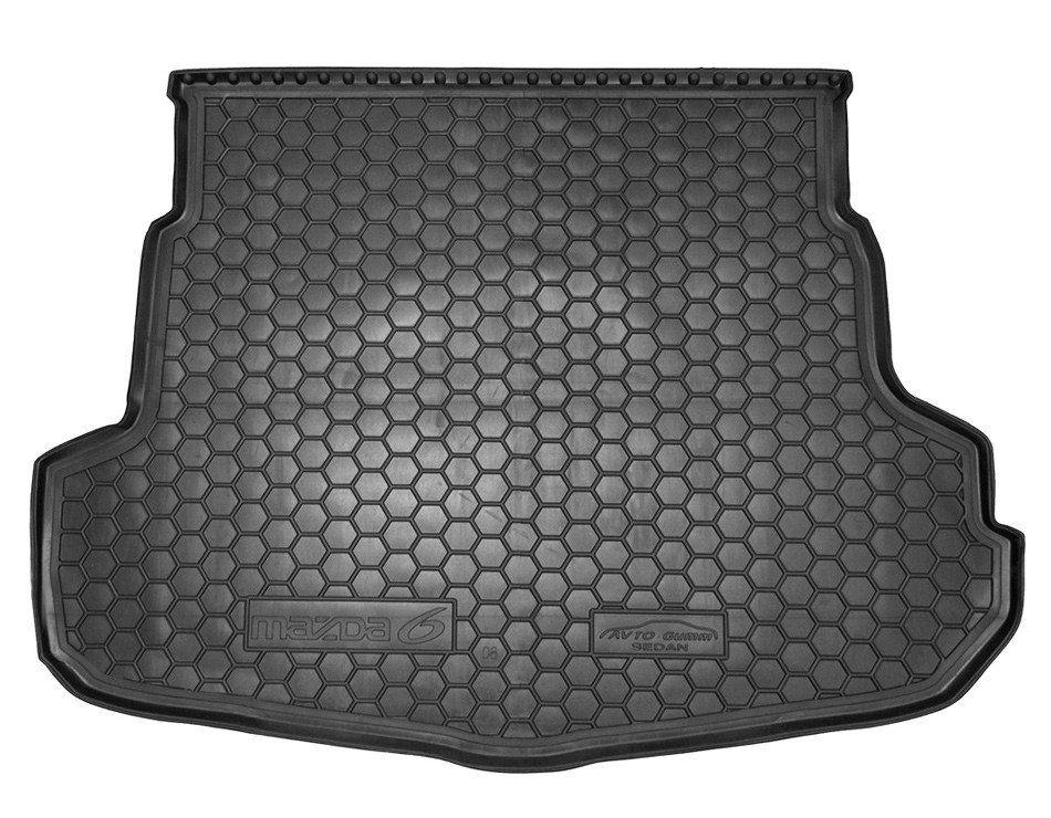 Коврик в багажник Mazda 6 '2007-2012 (седан) Avto-Gumm (черный, полиуретановый)