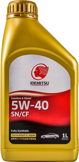 Масло моторное Idemitsu SN/CF 5W-40 1 л (30015048724000020)