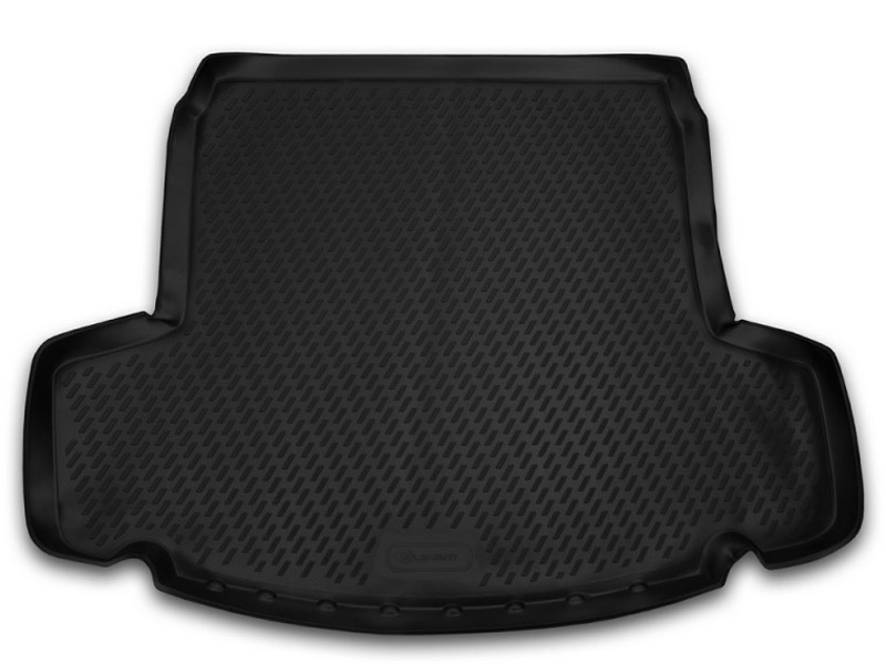 Коврик в багажник Chevrolet Captiva '2011-> (7-ми местный, длинный) Cartecs (черный, полиуретановый)