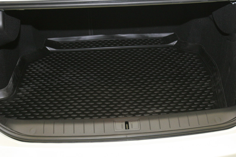 Коврик в багажник Renault Latitude '2010-> (седан, 2.5L) Novline-Autofamily (черный, полиуретановый)