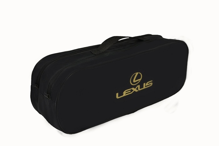 Сумка-органайзер в багажник Lexus черная (03-034-2Д) Poputchik