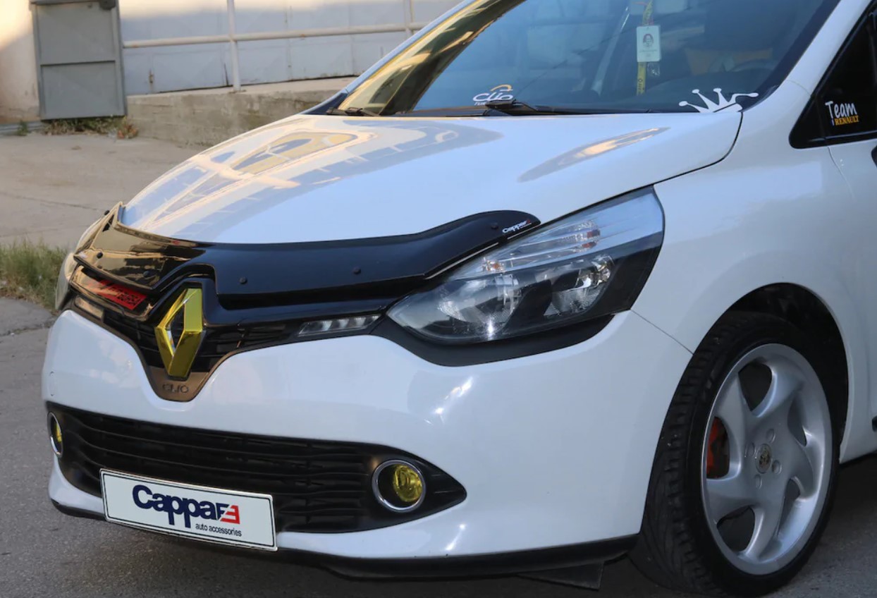 Дефлектор капота Renault Clio '2012-2019 EuroCap