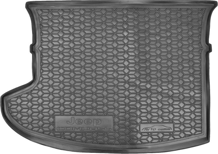 Коврик в багажник Jeep Compass '2011-2016 Avto-Gumm (черный, пластиковый)