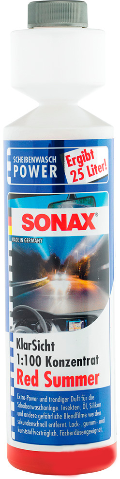Жидкость в бачок омывателя Sonax 0.25 л (концентрат) Red Summer (4064700266148)