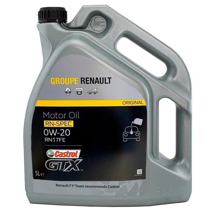 Масло моторное Castrol Renault RN17FE 0W-20 5 л (15D1CE )