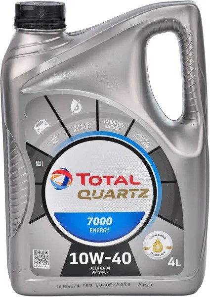 Масло моторное Total QUARTZ 7000 ENERGY 10W-40 4 л (216679)