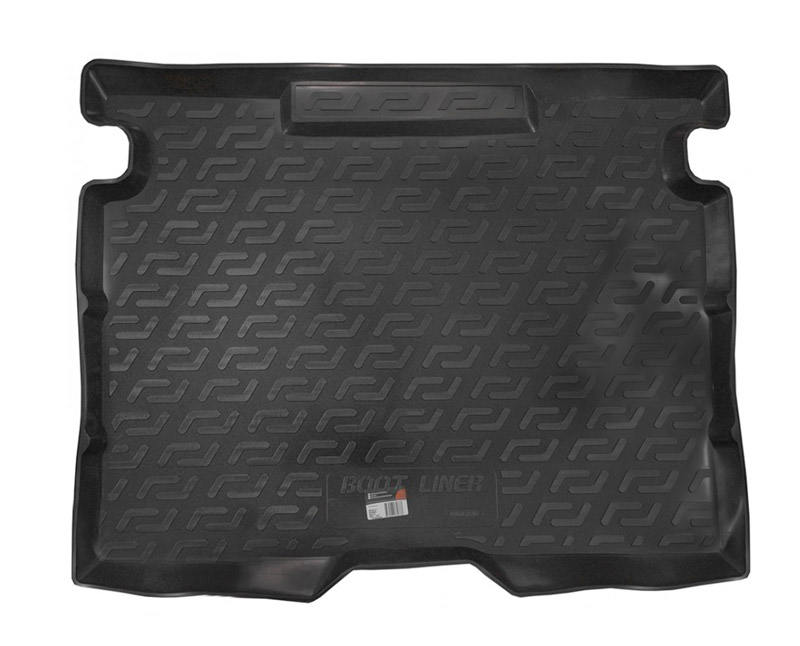 Коврик в багажник Renault Kangoo '2008-> (пассажирский, Multix) L.Locker (черный, пластиковый)