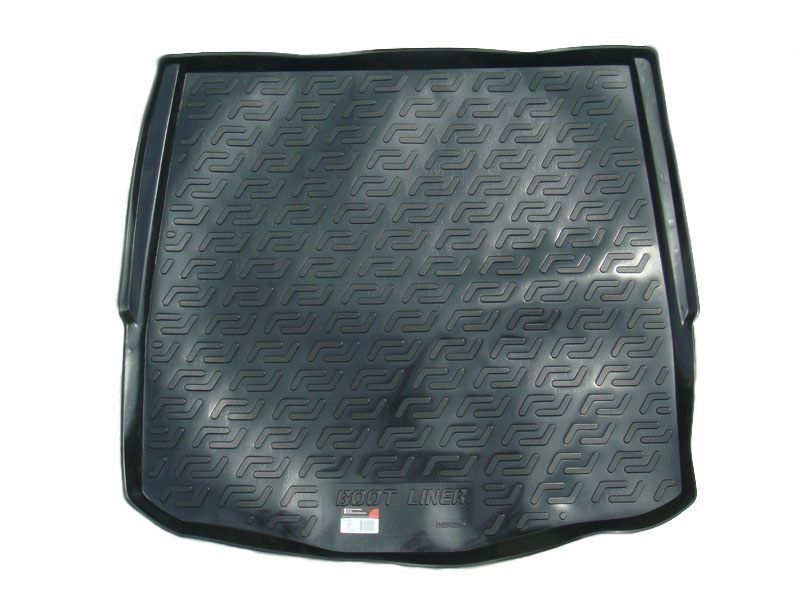 Коврик в багажник Ford Mondeo '2007-2014 (седан, с полноразмерной запаской) L.Locker (черный, пластиковый)