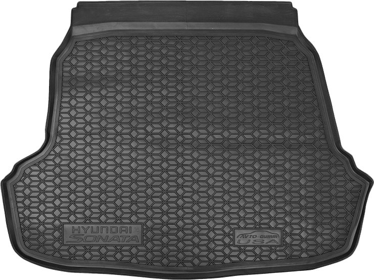 Коврик в багажник Hyundai Sonata '2014-2020 (USA) Avto-Gumm (черный, полиуретановый)