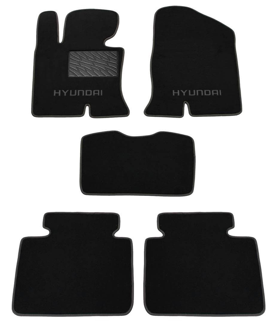 Коврики в салон Hyundai Sonata '2009-2014 (исполнение COMFORT, WIENA) CMM (черные)