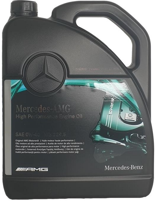 Масло моторное Mercedes Benz High Performance Engine Oil MB AMG 229.5 0W40 5 л (A000989930213ACCE)