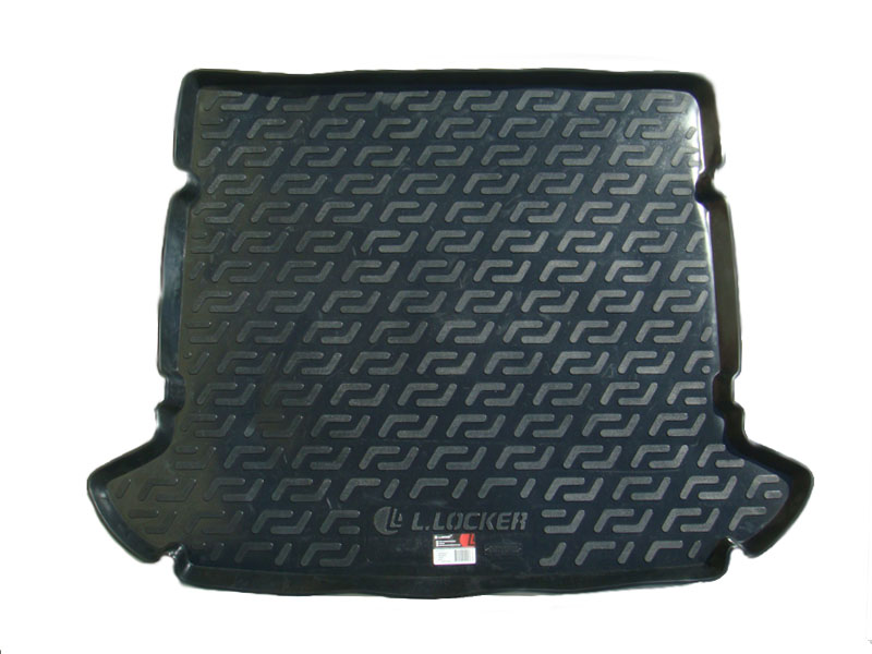 Коврик в багажник Chevrolet Orlando '2010-> (7-ми местный, длинный) L.Locker (черный, пластиковый)