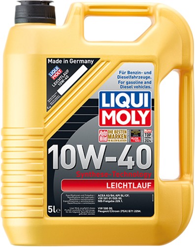 Масло моторное Liqui Moly Leichtlauf SAE 10W-40 5 л (9502)