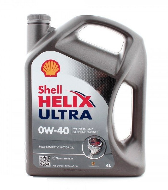 Масло моторное Shell Helix Ultra 0W-40 4 л (550052669)