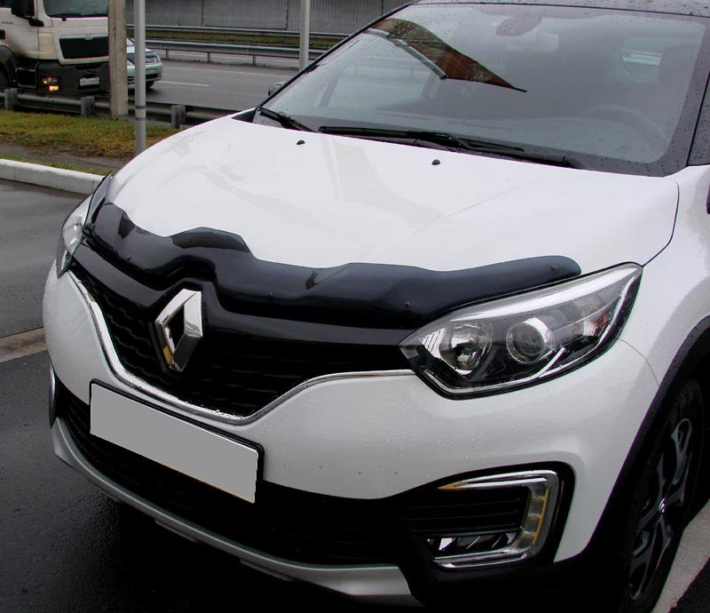 Дефлектор капота Renault Captur '2013-2019 (без логотипа) Sim