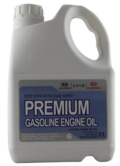 Масло моторное Mobis Premium Gasoline SL 5W-20 3 л (0510000321)