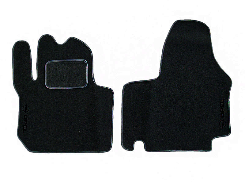 Коврики в салон Opel Vivaro '2001-2014 (1+2, исполнение CLASSIC) EMC (черные)